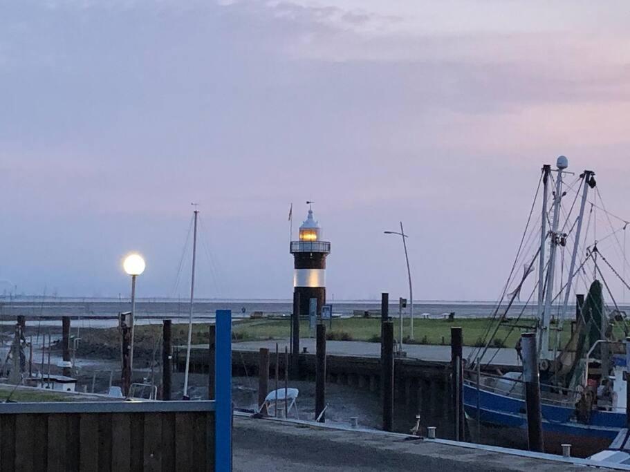 Wohnung "Strandturm" In Wremen Am Deich المظهر الخارجي الصورة